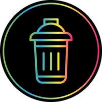 Dustbin Vector Icon Design