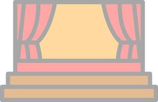 Stage Vector Icon Design