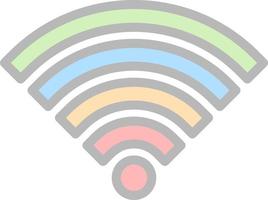 diseño de icono de vector wifi