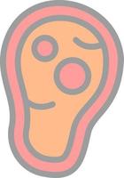 diseño de icono de vector de dieta paleo