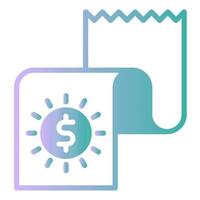 financial report icon, suitable for a wide range of digital creative projects. Happy creating. vector