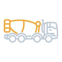 Cement mixer icon, suitable for a wide range of digital creative projects. Happy creating. vector