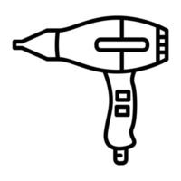 Hair dryer icon, suitable for a wide range of digital creative projects. Happy creating. vector