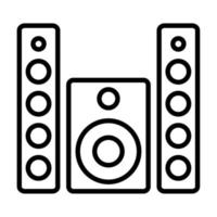 icono de altavoz, adecuado para una amplia gama de proyectos creativos digitales. feliz creando. vector