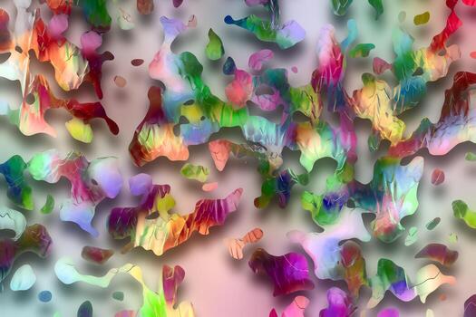 Abstract 3D gradient background,Holographic texture,Abstract liquid background,Geometric texture,Digital background illustration photo