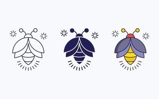 Firefly vector illustration icon