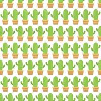 Seamless pattern with Cactus, for decoration vector
