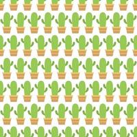 patrón sin costuras con cactus, para decoración vector