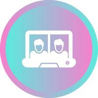 Online Class Vector Icon