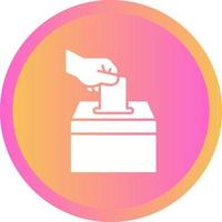 icono de vector de votación