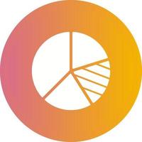 Pie Chart Vector Icon