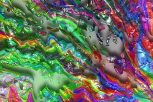 fondo de partículas, fondo degradado 3d abstracto, textura holográfica, fondo líquido abstracto, textura geométrica, ilustración de fondo digital foto