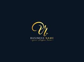 Unique Vb Logo Letter, Calligraphy Vb Letter Logo Icon For Business vector