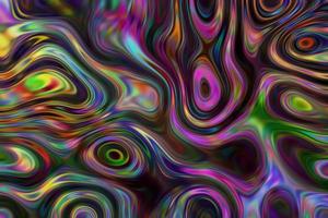 fondo líquido de mármol abstracto, textura líquida brillante multicolor, fondo de textura degradada, fondo holográfico foto