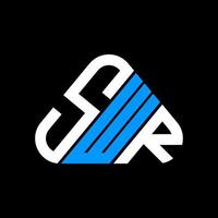 diseño creativo del logotipo de la letra swr con gráfico vectorial, logotipo simple y moderno de swr. vector