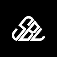 Diseño creativo del logotipo de la letra sbl con gráfico vectorial, logotipo simple y moderno de sbl. vector
