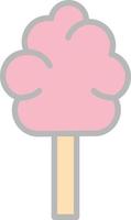 Cotton Candy Vector Icon Design