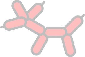 Balloon Dog Vector Icon Design