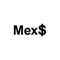 Mexico Currency Symbol. Mexican Peso Icon, MXN Sign. Vector Illustration