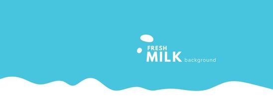 Modern abstract fresh milk background. Splash yogurt, milky pattern. Flat vector illustration