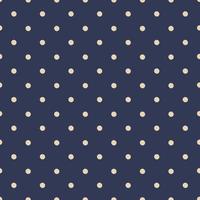 Black and white seamless polka dot pattern vector. Random spots hand-drawn. vector