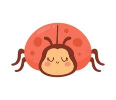 little red bug vector