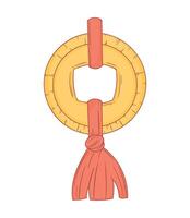 chinese coin hanging vector