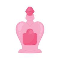 pink love potion flask vector