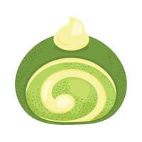 green dessert pastry product vector