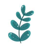 branch with leafs vector