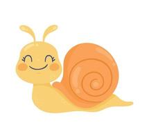 cute snail garden animal