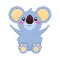 koala animal australiano tradicional vector