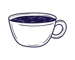 coffee drink in cup vector