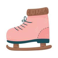 skate winter accessory vector