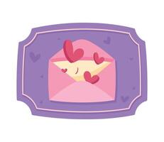 love coupon with envelope vector