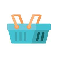 shopping basket market vector