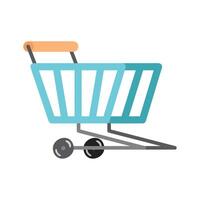 mercado de carritos de compras vector