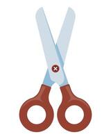 scissor cutting tool vector