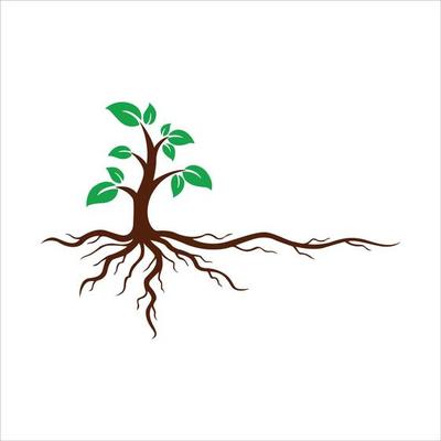 Free roots - Vector Art