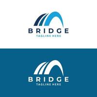 bridge logo icon vector isolated