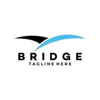 bridge logo icon vector isolated