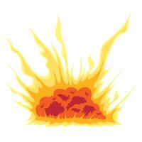 explosion splashing effect vector