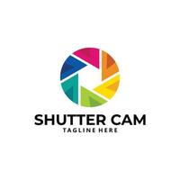 shutter logo icon vector isolated