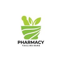 vector de icono de logotipo de farmacia aislado