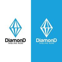 vector de icono de logotipo de diamante aislado