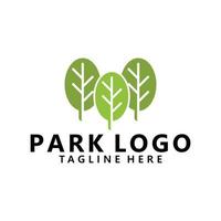 tree park logo icon vector isolated