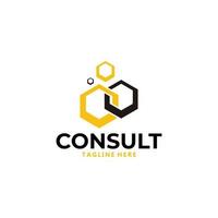 honey consulting logo icon vector isolated