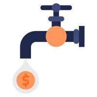 money flow icon, suitable for a wide range of digital creative projects. Happy creating. vector