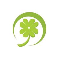clover logo icon vector isolated