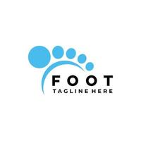 foot logo icon vector isolated
